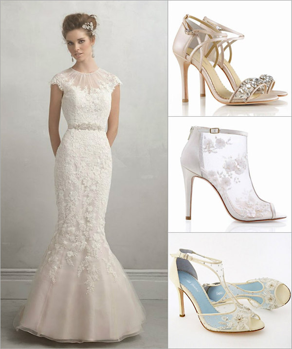 wedding gown shoes