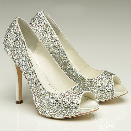 Charlize Crystal Bridal Shoes Glamorous Fabulous