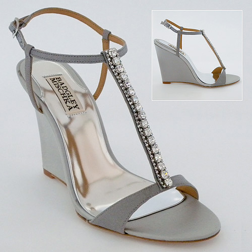 A fabulous shoe for outdoor weddings and events Designed by Badgley Mischka