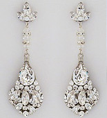 Large Teardrop Chandelier Earrings