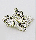 Crystal Teardrop Hair Combs