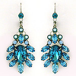 Sorrelli vivid blue chandelier earrings at perfectdetails.com