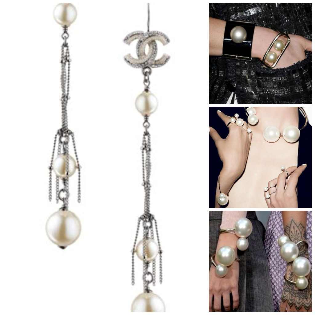 Couture faux pearls.  Introduced and redefined by none other than Channel.
