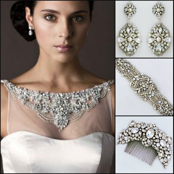 When it comes to statement bridal jewelry & accessories no one does bling more fabulously than Cheryl King Couture.  Earrings, bracelets, necklaces, hair combs and even cocktail rings, Cheryl is our queen.