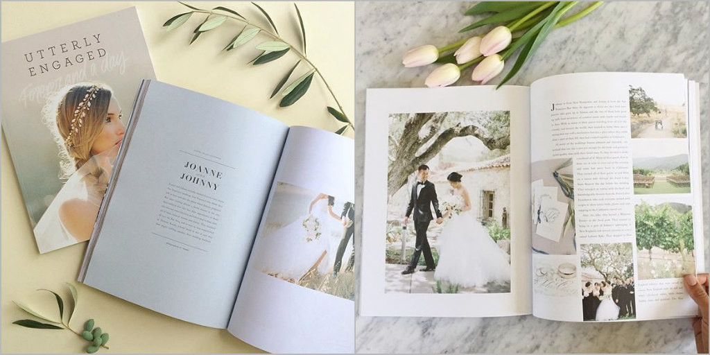 Johnny & Joanne's wedding featured in Utterly Engaged.