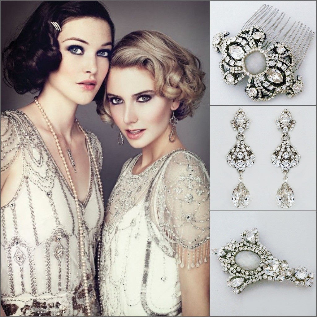 Jenny Packman gowns photographed by Wedding Bells Magazine, Canada shown with Erin Cole Bridal Hair Combs & Clip and Bridal Jewelry