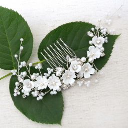Flower Hair Comb with Pearl Sprays SALE! 55% OFF!