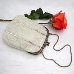 Vintage Beaded Wedding Handbag SALE!!
