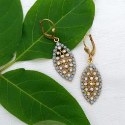 Marquis Shaped Crystal Drop Earring SALE