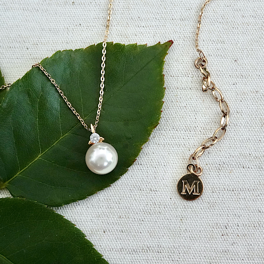 Pearl Drop Necklace | Simple & Dainty