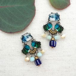 Small Chandelier Earrings, Fresh Waters