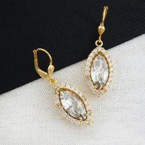 Fancy Marquis Crystal Drop Earrings, Shade