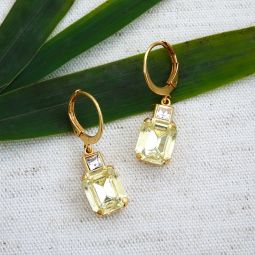 Rectangular Duet Earrings, Jonquil SALE!