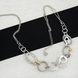 Multi Ring Collar Necklace, Badjao Collection