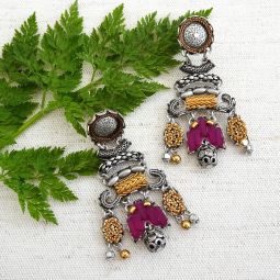Anemone Chandelier Earrings, Cherry Blossom  On Sale