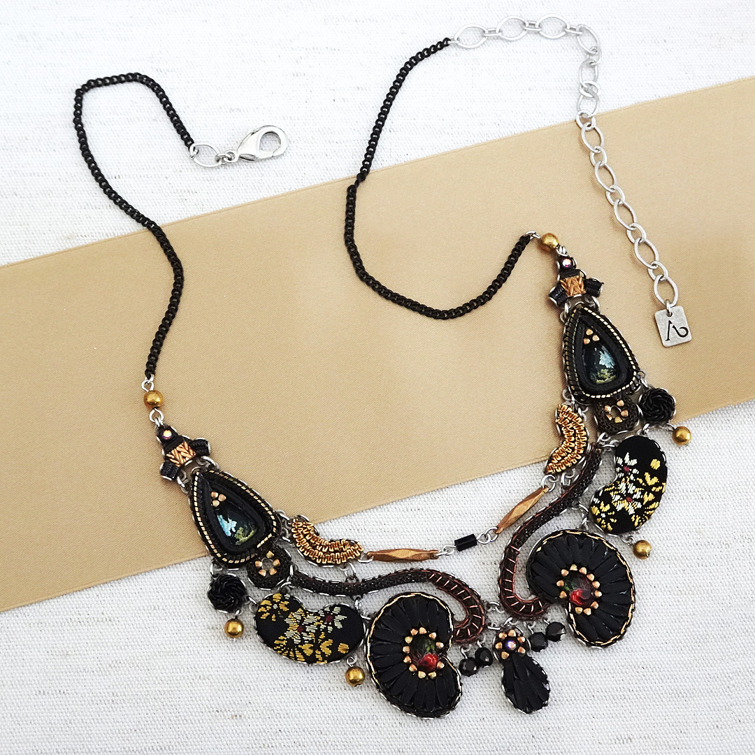 Buy Efulgenz Trendy Black Silver Plated Fancy Party Wear Statement Necklace  Jewellery Set for Girls and women Online at Low Prices in India -  Paytmmall.com
