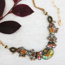 Glykeria Collar Necklace, Dusk Collection
