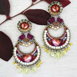 Citronella Chandelier Earrings, Lemonade