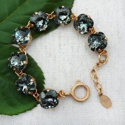 Catherine Popesco Crystal Bracelet, Black Diamond