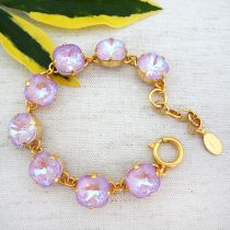 Catherine Popesco Classic Crystal Bracelet, Lilac