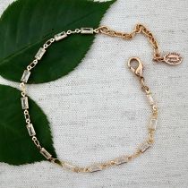 Petite Baguette Cut Crystal Bracelet