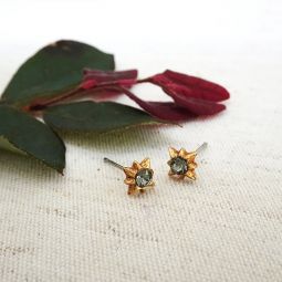 Tiny Vintage Star Earrings