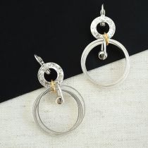 Silver Multi-Hoop Earrings, Badjao Collection