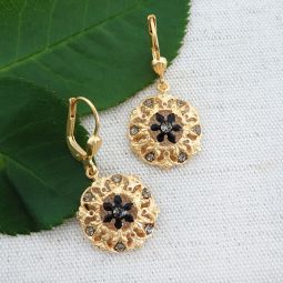 Delicate Round Filigree Earrings