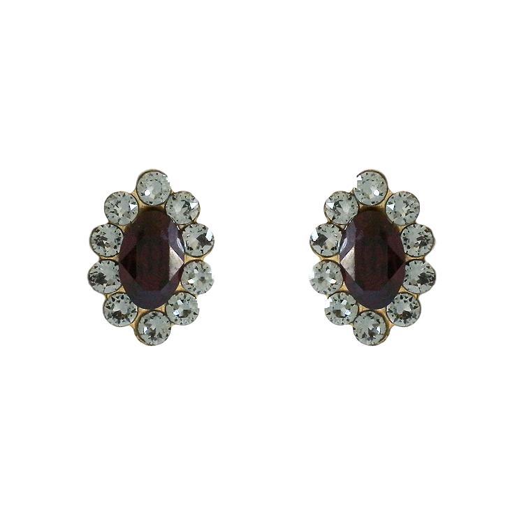 Burgundy sale earrings studs