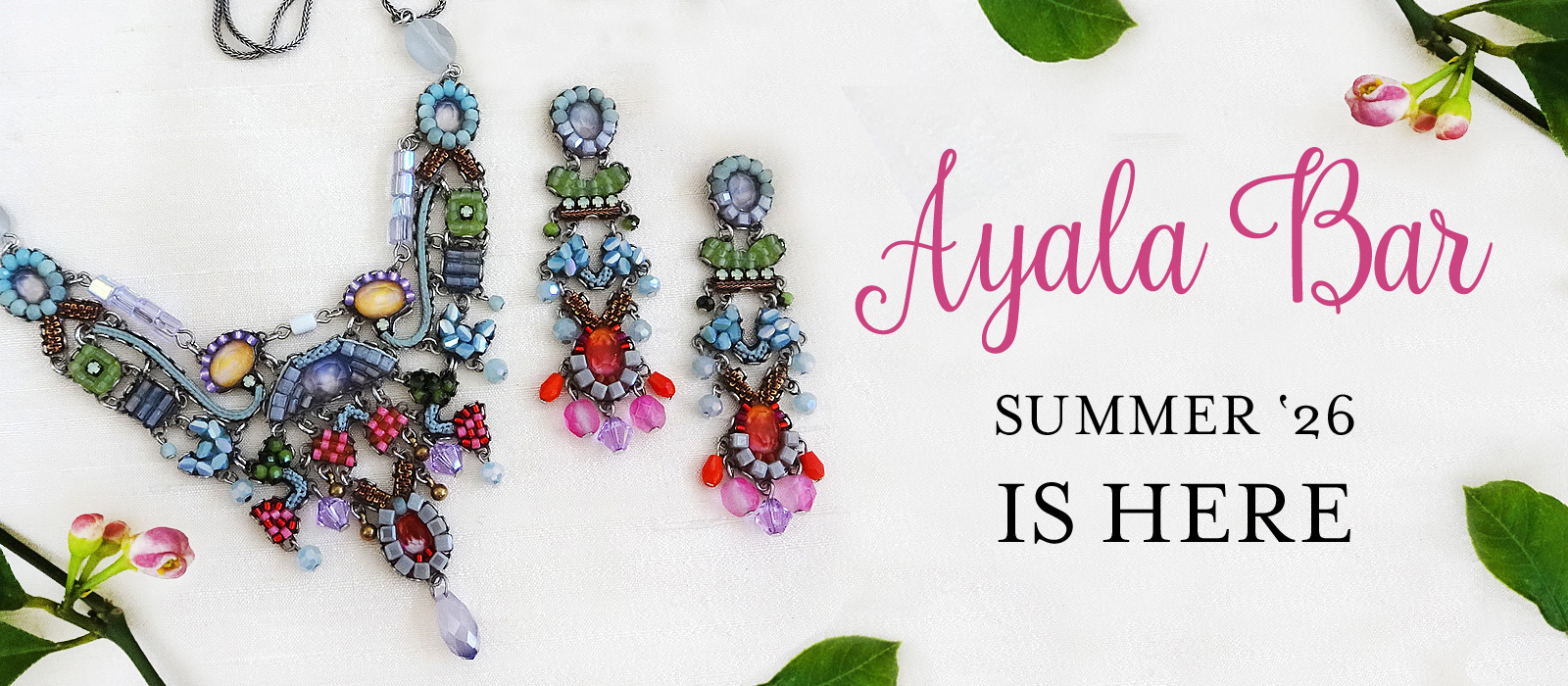 ayala bar jewelry. colorful collections of unique beaded handmade jewelry