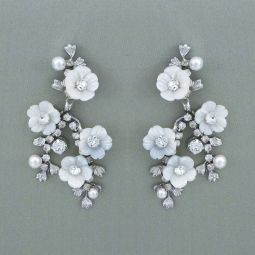 Gilded Petal Drop Earrings SALE!! 60% OFF!!