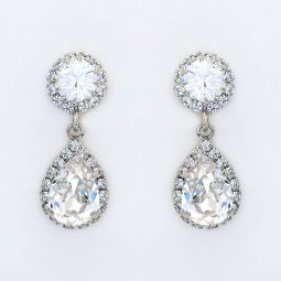Classic Crystal Teardrop Earrings SALE!! 60% OFF!