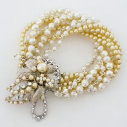 7 Chances Pearl Bridal Bracelet Sale