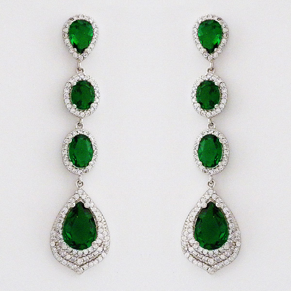 Buy EMERALD GREEN STUD EARRINGS Online. – Odette