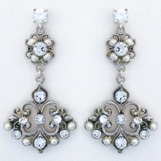 Vintage Bridal Chandelier Earrings