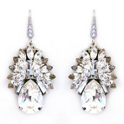 Deco-Glam Crystal Statement Earrings