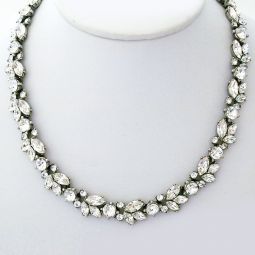 Vintage Crystal Collar Necklace