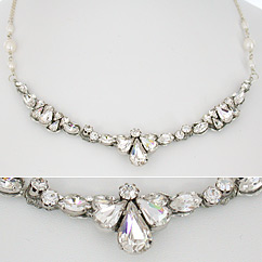 Haute Bride Necklaces | Couture Crystal & Pearl Wedding Necklaces