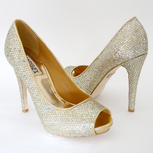 Have you seen any glittery peep toe heels?