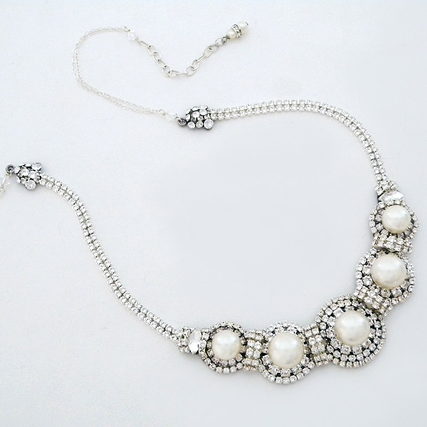 Erin Cole Jewelry | Old Hollywood Pearl Statement Necklace