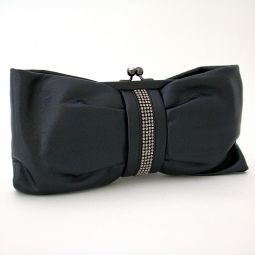 Bella Soft Leather Metallic Clutch with Crystals SALE!!!