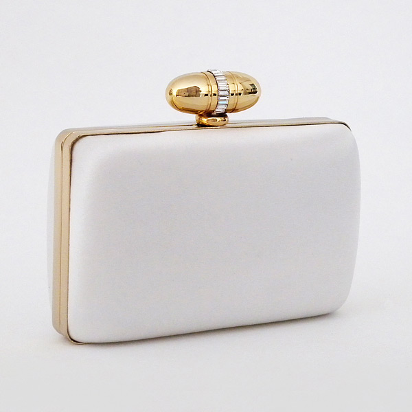 Wedding Purses, Clutches | Small Ivory Silk Wedding Handbag