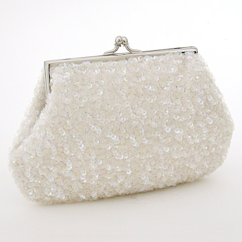 Buy Womens Beautiful Sparkly Crystal Satin Evening Party Clutch Bag (Ivory  Clutch Purse) Online at desertcartINDIA